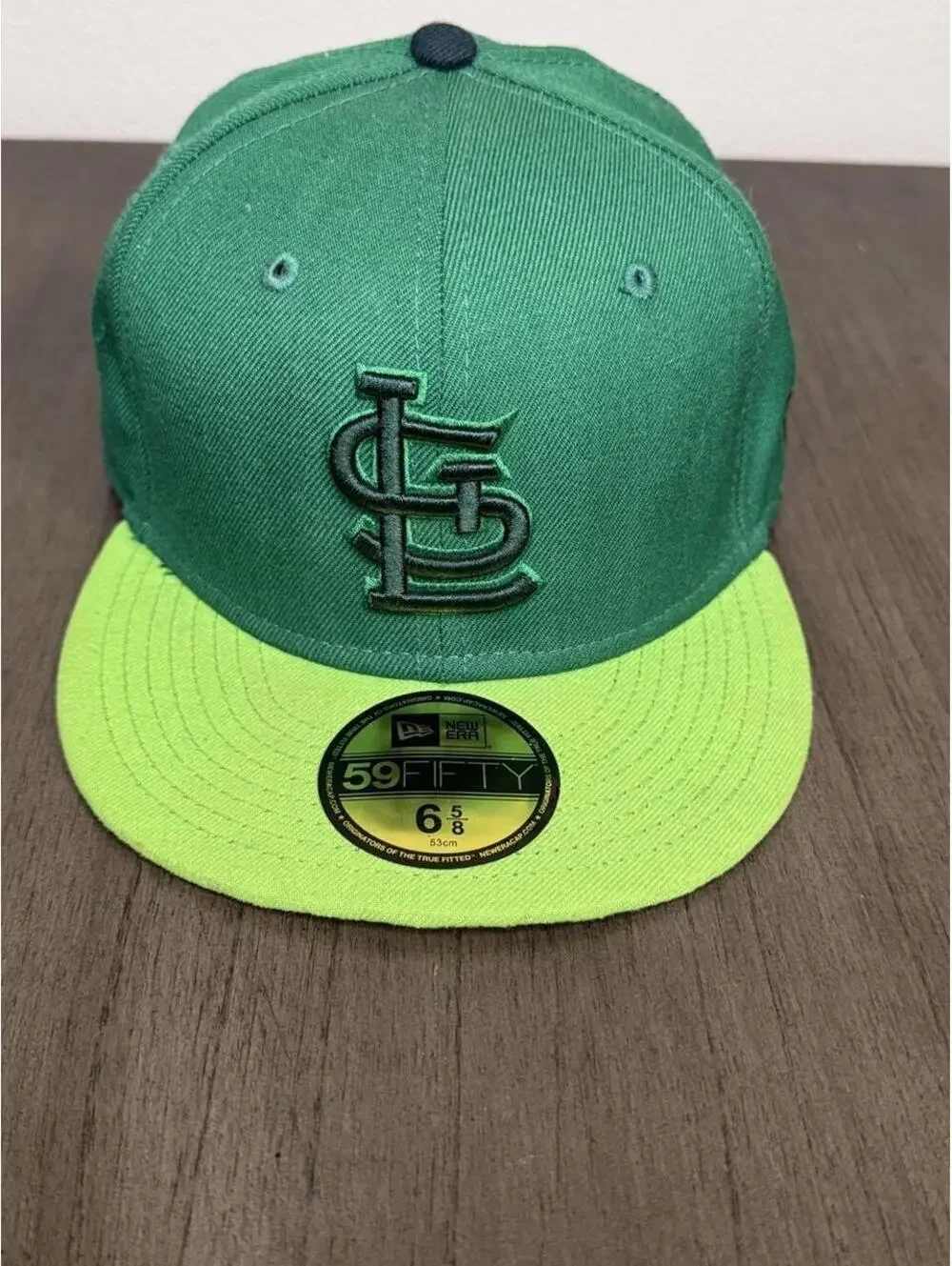 New Era 59FIFTY St. Louis Cardinals Fitted Hat – Kids 6 5/8 (53 cm) 💚💛